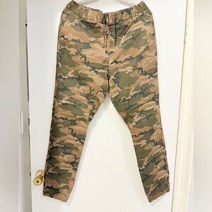 H&M Camouflage Cargo Pants - Green and Tan